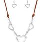 Fashionable Flirt - Brown Necklace