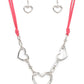 Fashionable Flirt - Pink Necklace