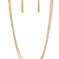 Undauntingly Urban - Gold Necklace