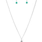 Gracefully Gemstone - Green Necklace