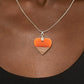 You Complete Me - Orange Necklace