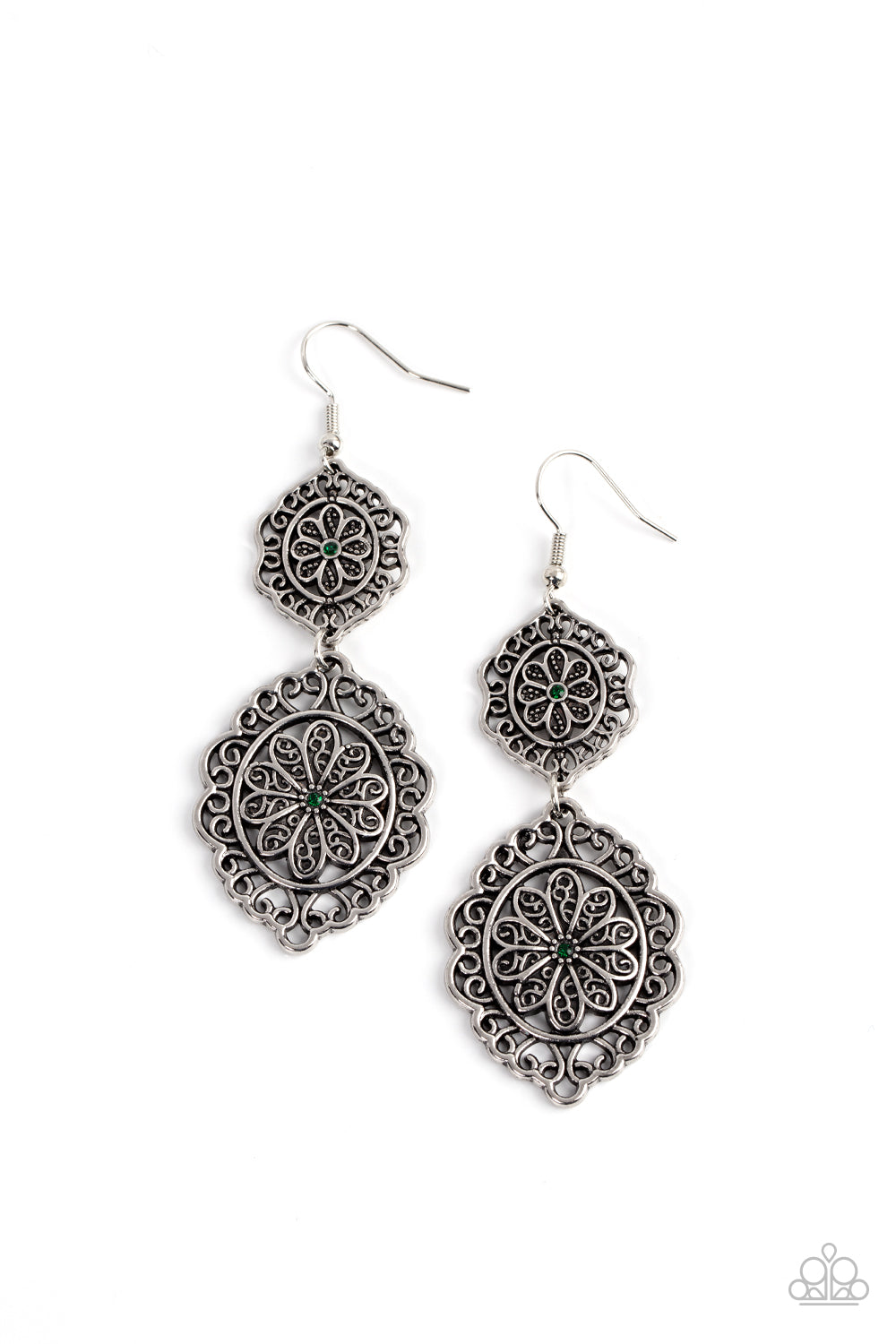 Floral Favorite - Green Earring