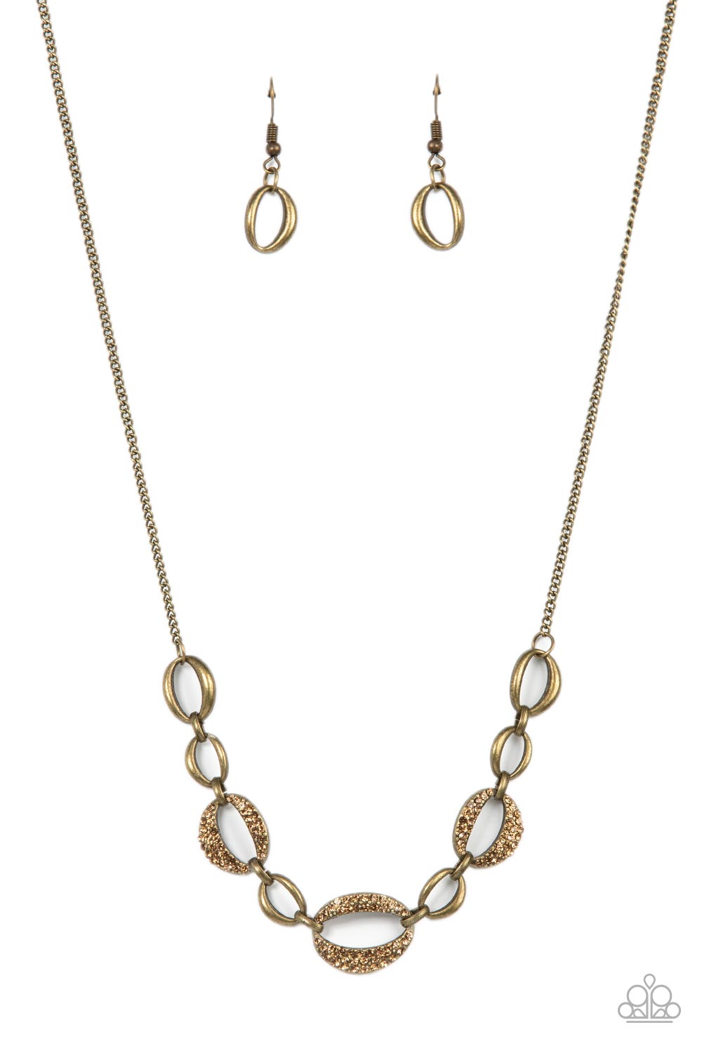 The Only Game in Town - Brass Necklace