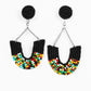 Make It RAINBOW - Black Post Earring