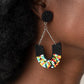 Make It RAINBOW - Black Post Earring