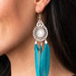Pretty in PLUMES - Blue Earring