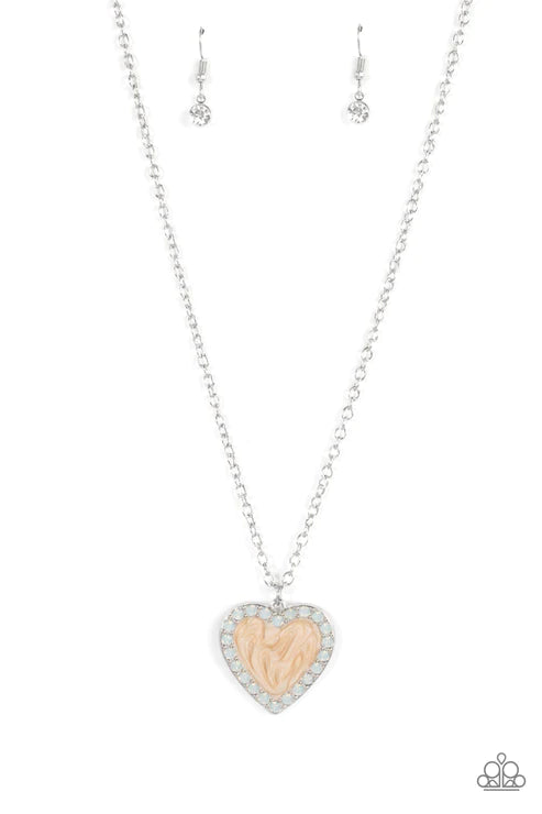 Heart Full of Luster - Brown Necklace