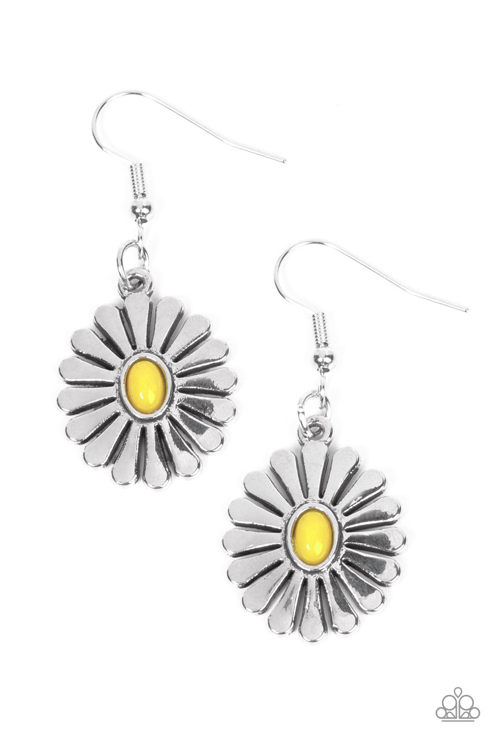 Delectably Daisy - Yellow Earring