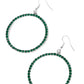 Head-Turning Halo - Green Earring