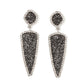 Druzy Desire - Silver Post Earring