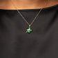 Kiss Me, I'm Irish - Green Necklace