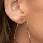 Harmonious Hearts - Gold Clip-On Earring