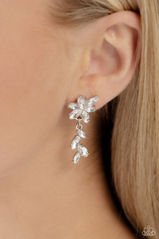 Goddess Grove - White Post Earring