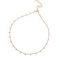 Cupid's Cutest Valentine - Rose Gold Choker Necklace