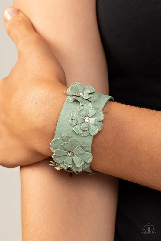 What Do You Pro-POSIES - Green Urban Bracelet