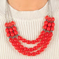 Coastal Cruise - Red Necklace