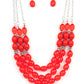 Coastal Cruise - Red Necklace