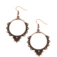 Textured Twinkle - Copper Earring
