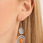 Ocean Orchard - Orange Earring