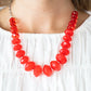Happy-GLOW-Lucky - Red Necklace