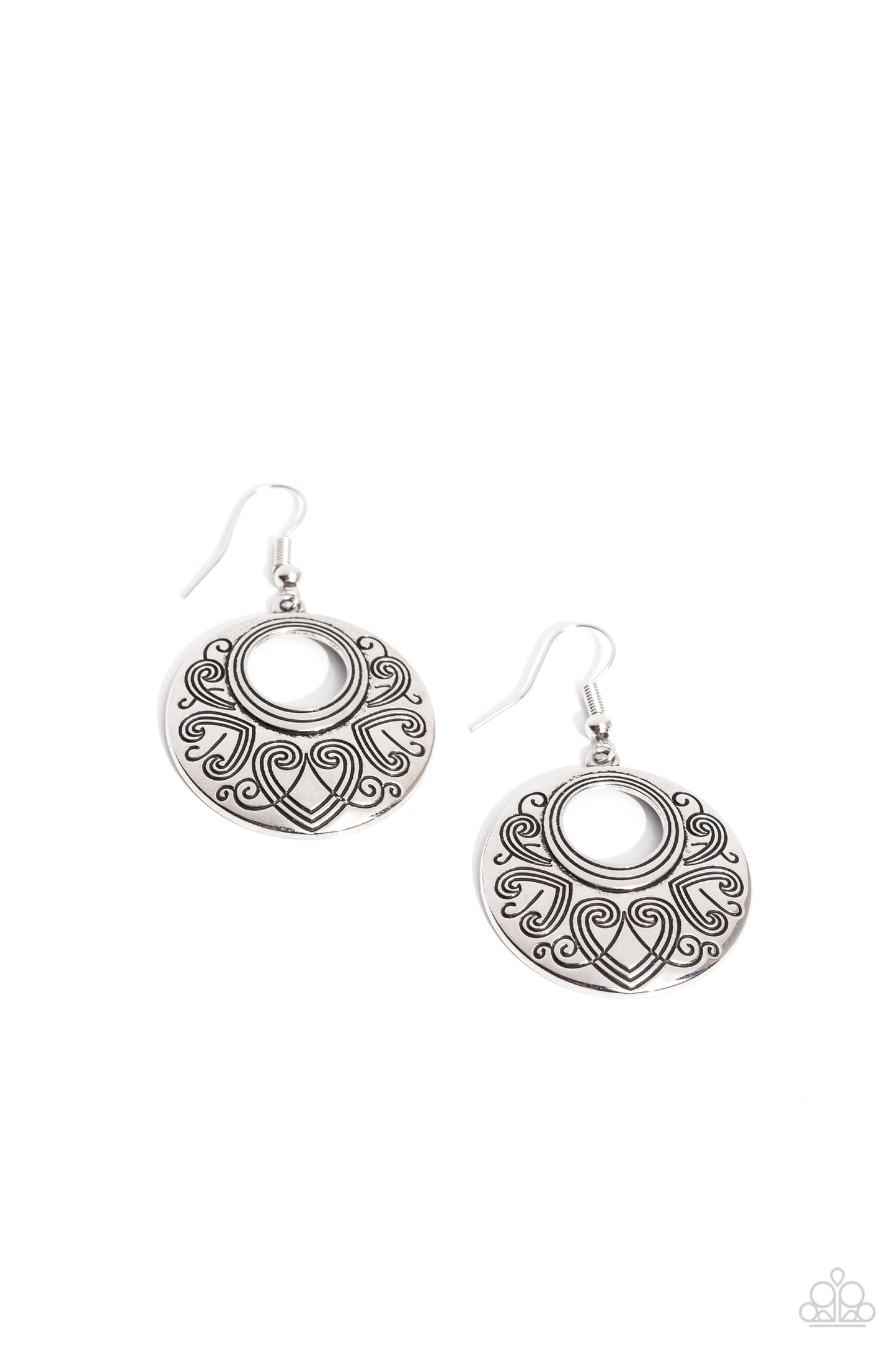 Western Beau - Silver Earring