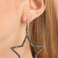 Supernova Sparkle - Black Earring