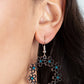 Floral Halos - Blue Earring