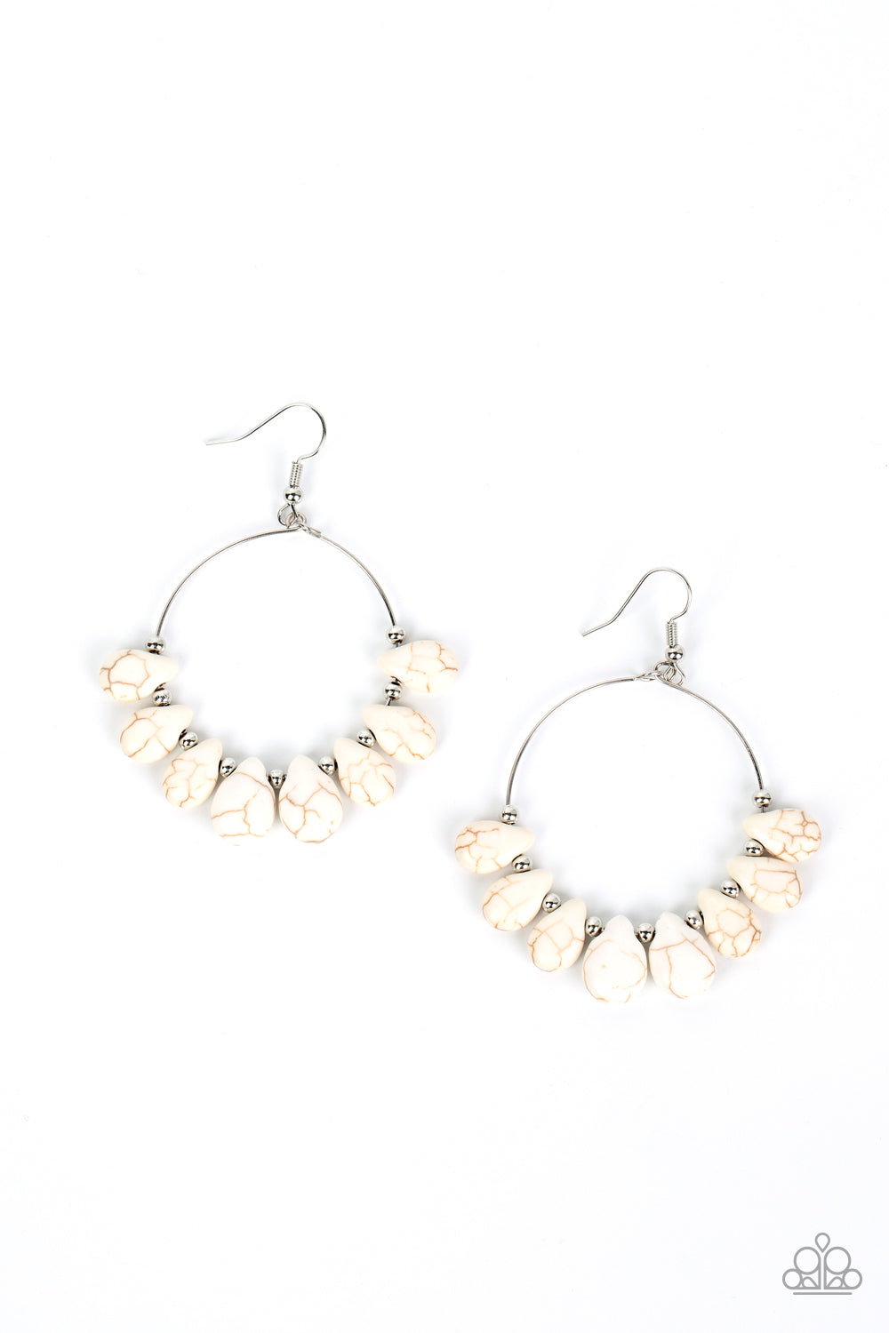 Canyon Quarry - White Earring