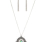 Compass Composure - Green Necklace