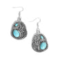 Hibiscus Harvest - Blue Earring