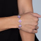 Twinkling Trajectory - Purple Bracelet