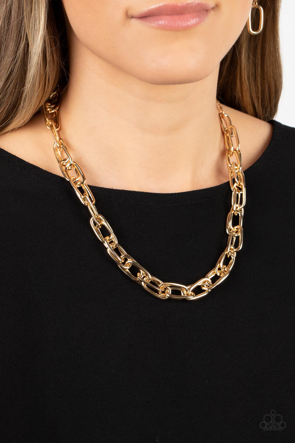 Tough Call - Gold Necklace