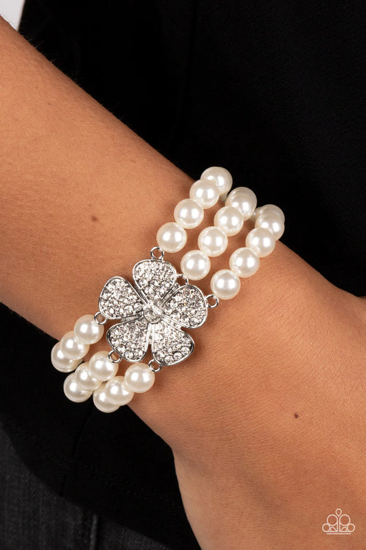 Park Avenue Orchard - White Bracelet