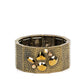 Flickering Fortune - Brass Bracelet