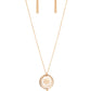 Cretian Crest - Gold Lanyard Necklace