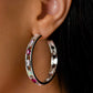 The Gem Fairy - Pink Hoop Earring (Life Of The Party Feb. 2023)