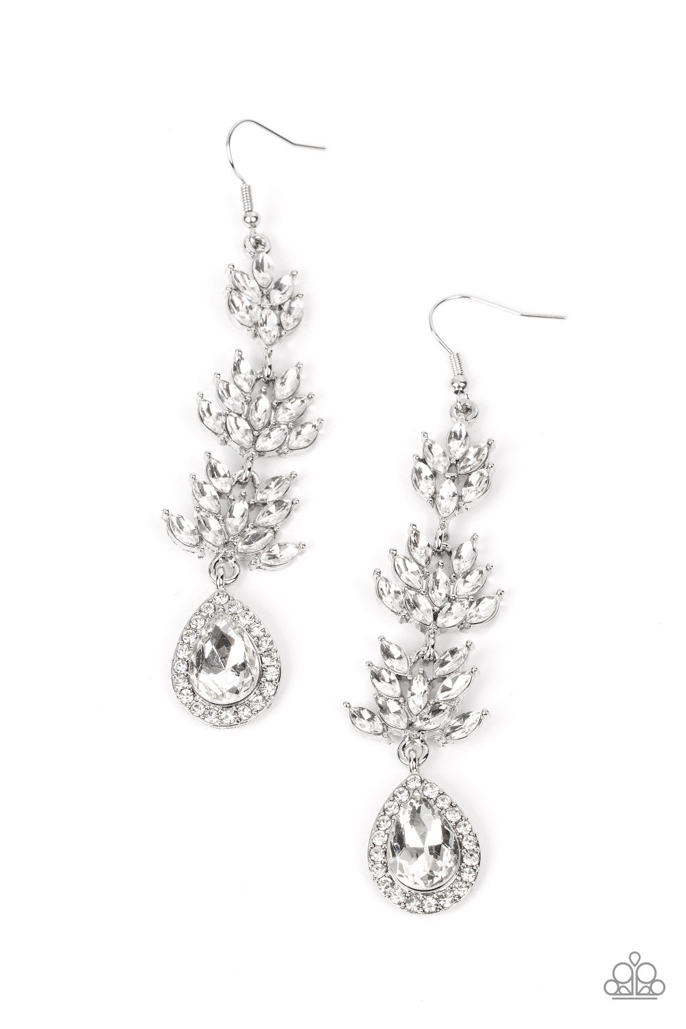 Water Lily Whimsy - White Earring (Life Of The Party Feb. 2023)