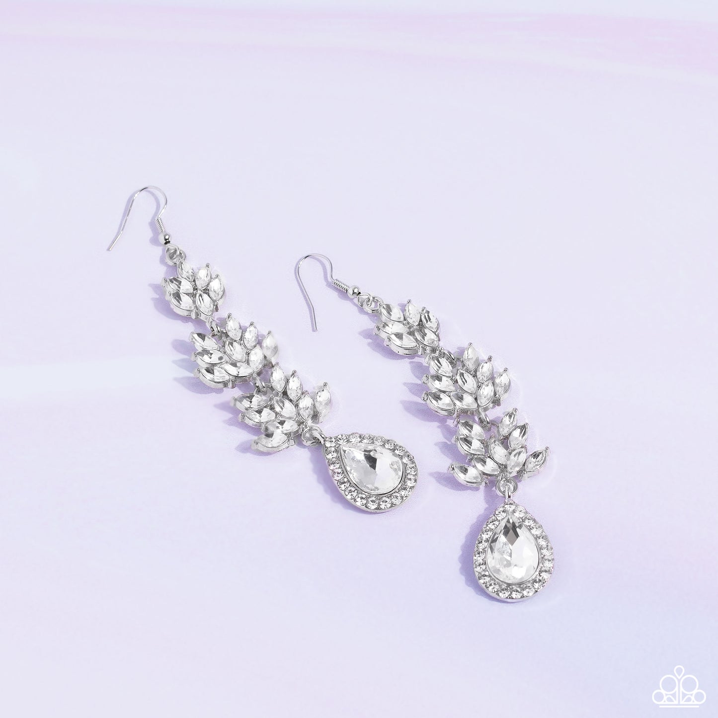 Water Lily Whimsy - White Earring (Life Of The Party Feb. 2023)