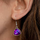 Glittering Geometrics - Purple Necklace