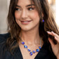 Glittering Geometrics - Purple Necklace