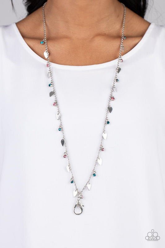 Sharp-Edged Shimmer - Multi Necklace