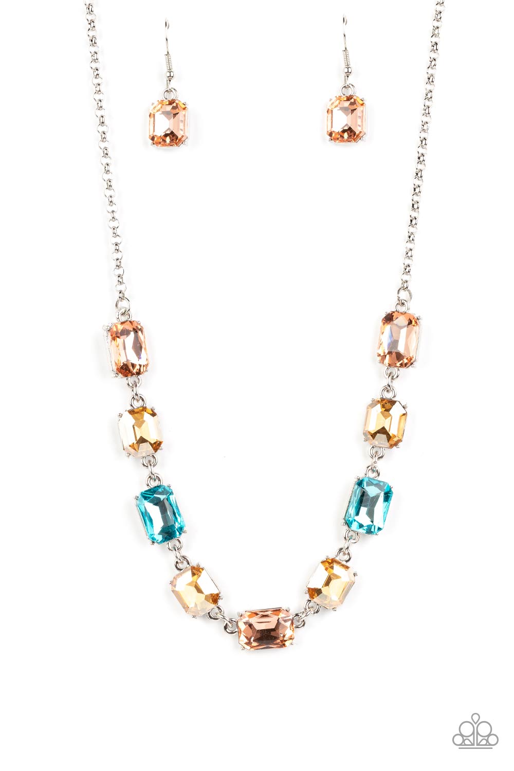 Emerald Envy - Multi Necklace (Life Of The Party Feb. 2023)