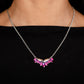 Flash of Fringe - Pink Necklace