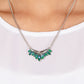 Flash of Fringe - Green Necklace