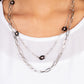 Bold Buds - Black Necklace