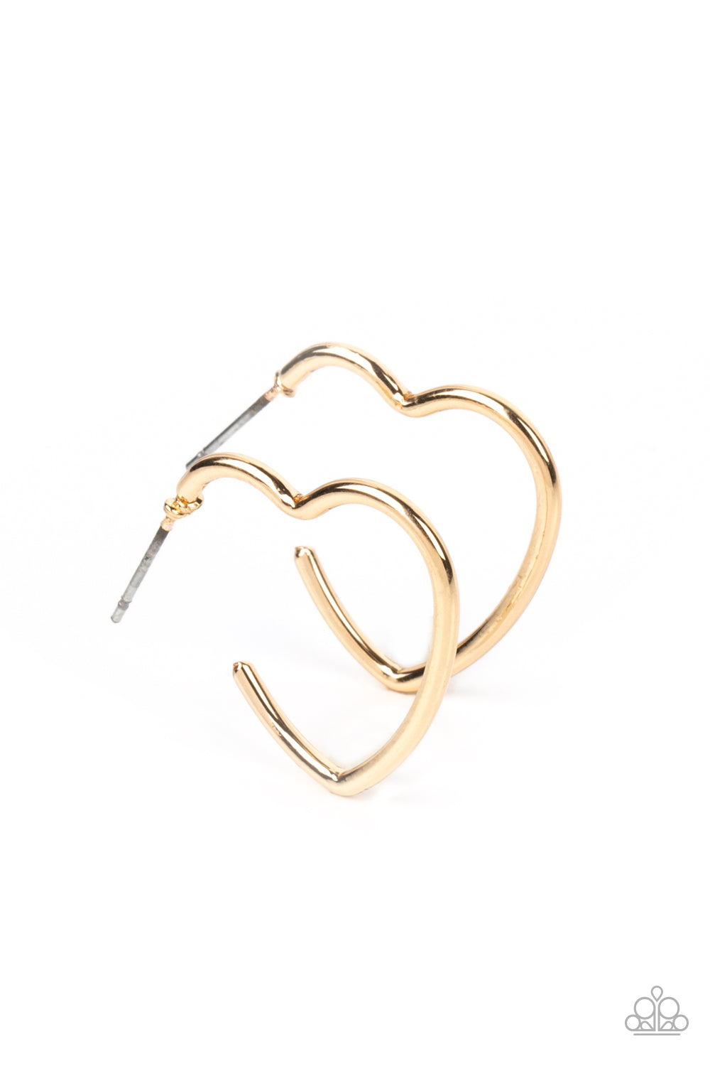 Burnished Beau - Gold Hoop Earrings