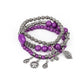Individual Inflorescence - Purple Bracelet