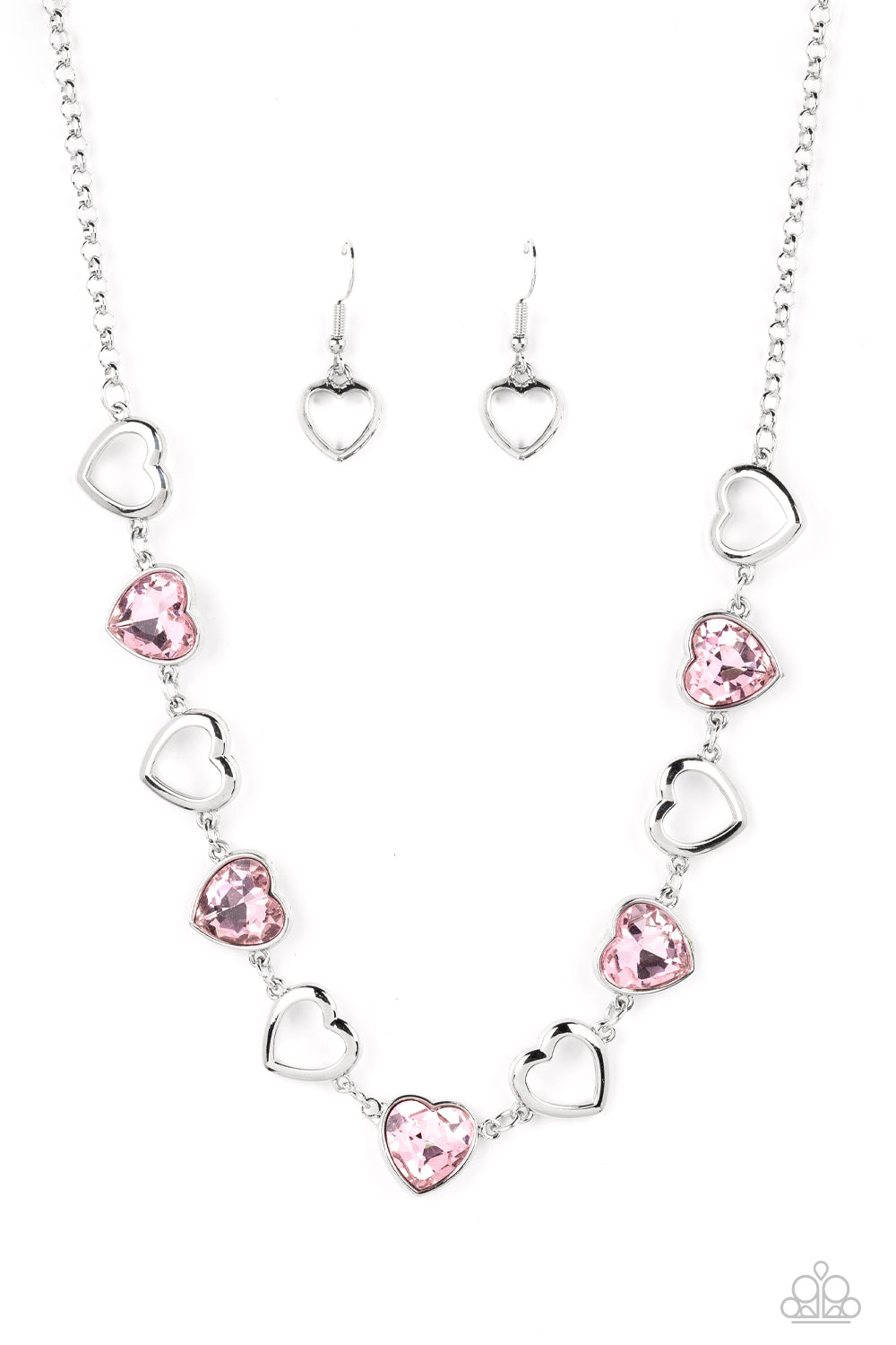 Contemporary Cupid - Pink Necklace