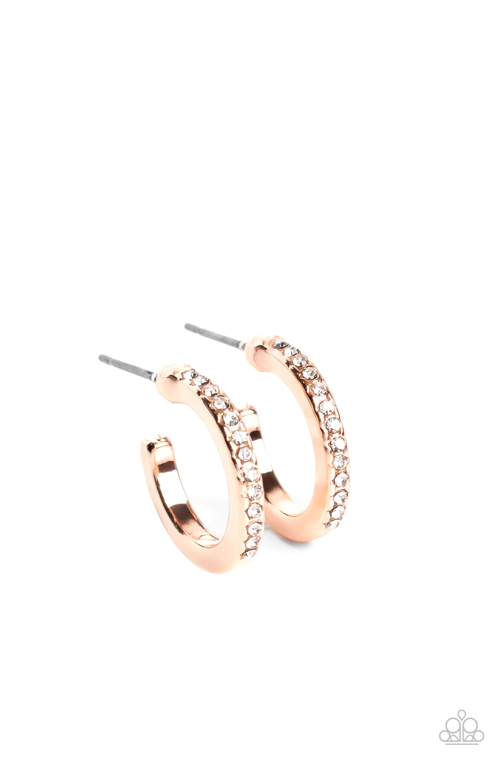 Audaciously Angelic - Rose Gold Hoop Earring