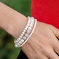 Showy Soprano - White Bracelet